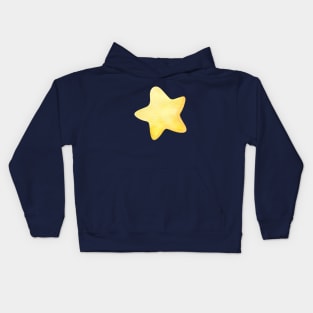 Yellow star Kids Hoodie